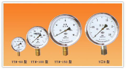 YTN系列耐震压力表系列不锈钢压力表